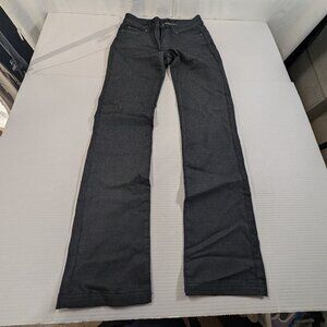 Prana Women's 0 Jada Jeans Stretch W4JARG314 Black Straight Leg